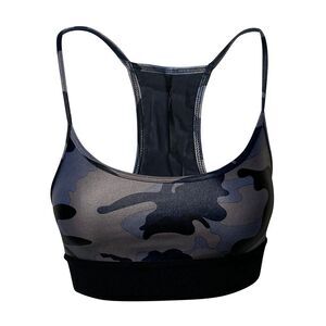 Koral Sweeper Sports Bra in Blue Polyamide